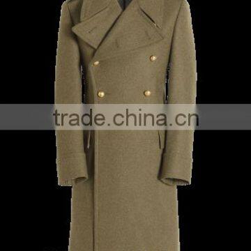 2015 New Style 100% Cashmere Classic Army Grey 100 Cashmere Coat photo-4