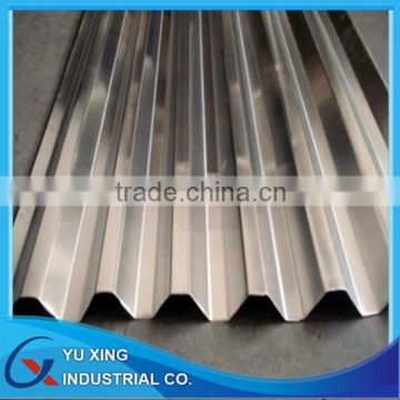 Corrugated galvanized sheet and galvalume sheet