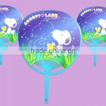 Plastic promotion PP gift fan LX-880012