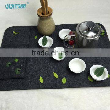 newest design environmental laser cut felt placemat with low price