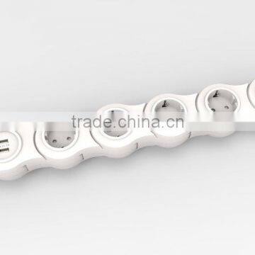 Best Prices MOV Surge Protector Schuko 6 Outlets Usb Socket photo-2