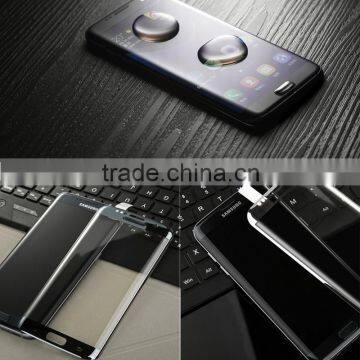 3D Curved Full screen covered 0.3 mm 9H Hardness 2.5D Premium Tempered Glass Screen Protector for S6 edge plus