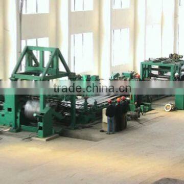 Hot roll steel cut to length line