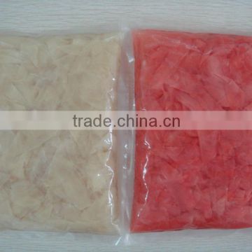 white sushi ginger and pink sushi ginger 20LB