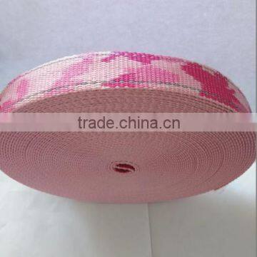 Polyester webbing strap heat transfer printing webbing