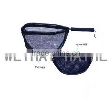 fly fishing folded aluminium landing net,pvc netting scoop net