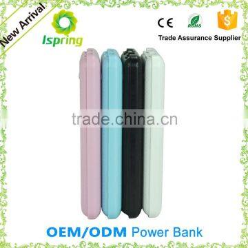 Top quality portable power bank 8000mah external battery power bank charger