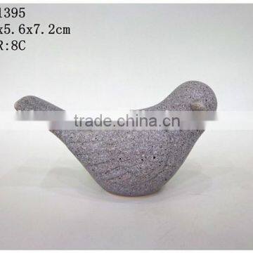 ceramic bird figurine in bird shape decoration