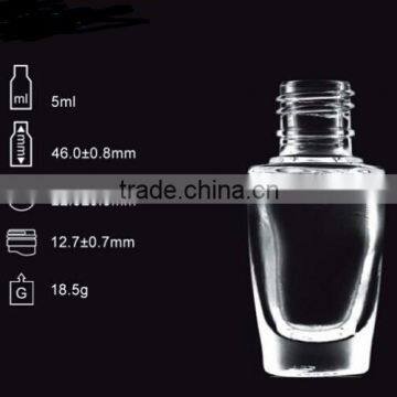 5CCcrystal glass Nail polish Lacquer Bottles glass UV gel bottles