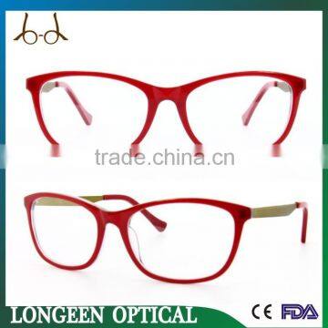 G3667-LQ0021 Latest Metal Temple Branded Spectacle Frames/eyewear