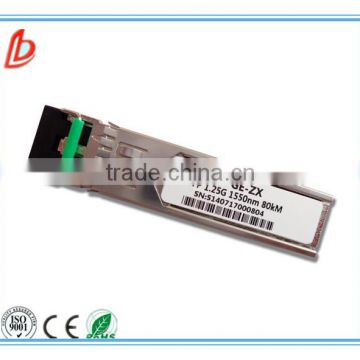 SMF 1.25G 1550nm 80km sfp transceiver module, GLC-ZX-SM 1000Base sfp modules