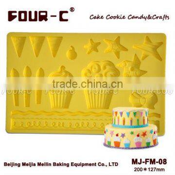 Folk Silicone Cake Molds, Fondant Moulds,high Quality Cake Decorating Supplies photo-5