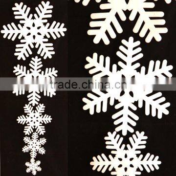 Leafy Christmas snowflake Christmas ornaments cheap