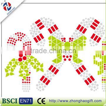 DIY present shape crystal sticker design