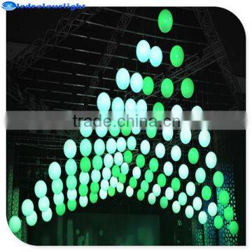 dmx rgb winch floating sphere colorful/ DMX512 kenetic sphere ball