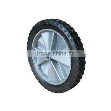 8'' inch plastic rubber wheel used for toys and wagon