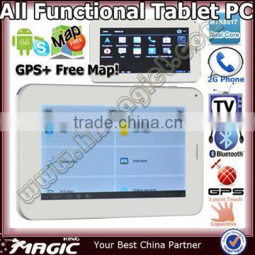 Full functional 7 inch android 4.1 tablet gps fm radio