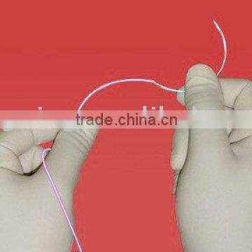 Surgical suture with needle