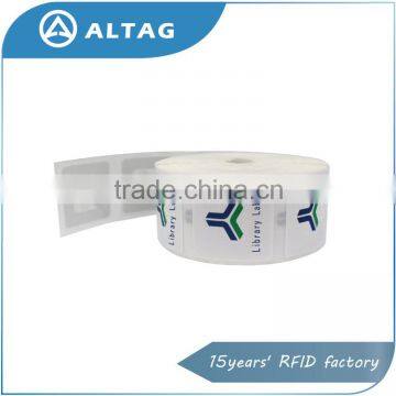 Contactless 13.56MHz Paper Roll Library RFID label