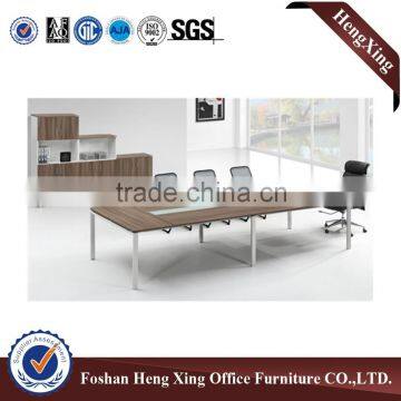 Metal legs with long wire box boardroom table & meeting table HX-MT3927