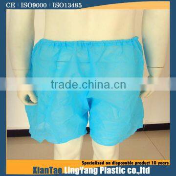 disposable salon blue shorts for men