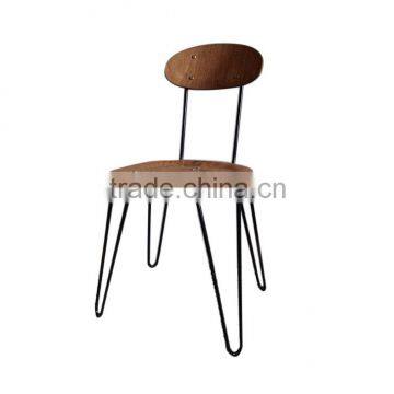 Propped Iron & Wooden Chair