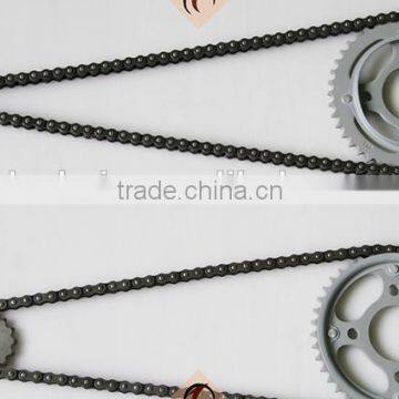 HIGH QUALITY 45 STEEL 40MN 428H/118L-44T/14T150cc Motorcycle Chain and Reverse Gear Sprocket Best Bajaj Pulsar