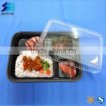 pp plastic food 5-compartment box