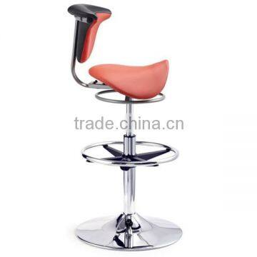 Modern Genuine Leather Material Barber Equipment for Sale Saddle Pedicure Stool photo-5