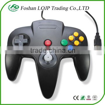 New USB TO PC/MAC controller for N64 GAMES BLACK CLASSIC GAMEPAD usb CONTROLLERS FOR NINTENDO 64