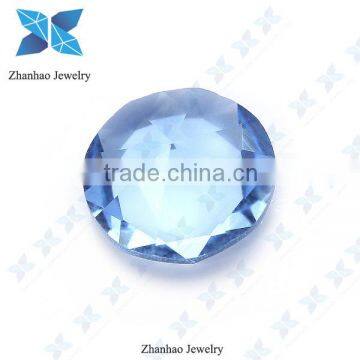 Top sale blue glass rough synthetic gemstones