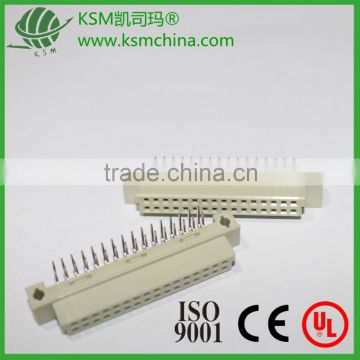 Eurocard connector female r/a 2 row 32 pin