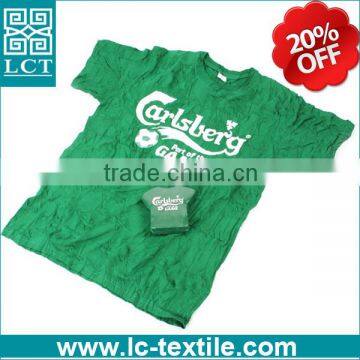 wholesale bulk promotional cheap lightweight cotton compressed t-shirt