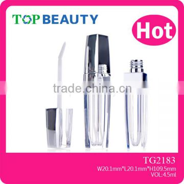 TG2183- 4.5ml Square Clear Thick Wall Lip Gloss Containers