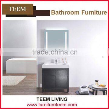 2016 hot sales new design europe style multi solid wood high end double sink solid wood bathroom vanity