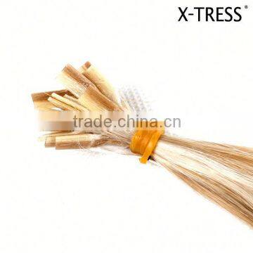 20inch 15g P color 18 60 pre tippedHot Selling simple design cheap prebonded u tipped italiy keratin remy hair extensions