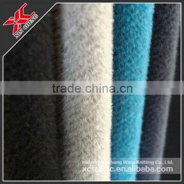 Polyester plain/dyed brushed twill fabric