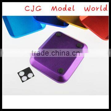 RC CAR ALUMINIUM SCREW TRAY WITH MAGNETIC PAD