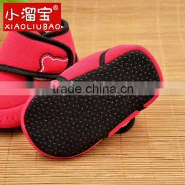 OEM Christmas Gift Lovely Cherry Shoot Boot Cartoon Baby Slippers