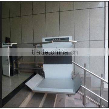 Hydraulic side wall stair wheel chair lift stair lift