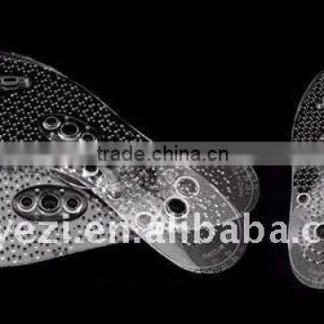 Clear PVC cool magnetic insoles/magical insoles