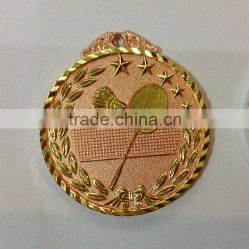 High Quality and Cheap Price badminton/gymnastic Metal Medal