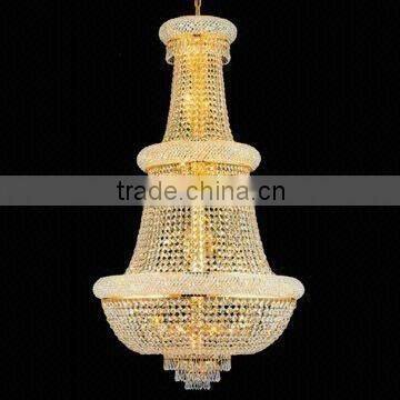 large crystal chandelier 3 layer pendent lighting