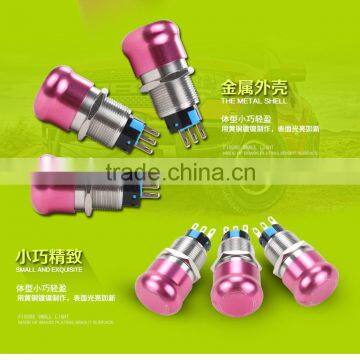 19MM Waterproof Metal Push Button Industrial Switch,Waterproof and emergency stop switch
