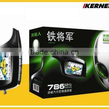 Two Way Anti-hijacking Auto Car Alarm System 8686 for Super Long Distance