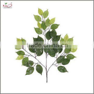 High quality wholesale artificial style ficus leaves cheap artificial leaves