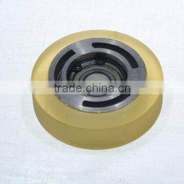 Escalator Step Roller 76mm, 76x25mm, bearing 6206, 76x25x6206