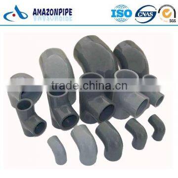 Good quality UPVC fitting plastic pipe fitting connection fitting pe coupling elbow