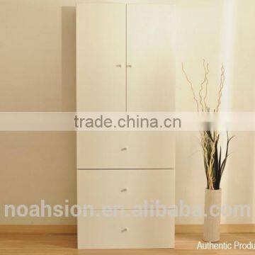 wooden wardrobe and chest of drawers