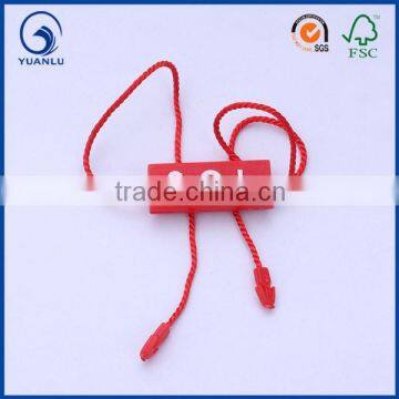 High quality string seal tag, hang tag string, garment plastic seal tag